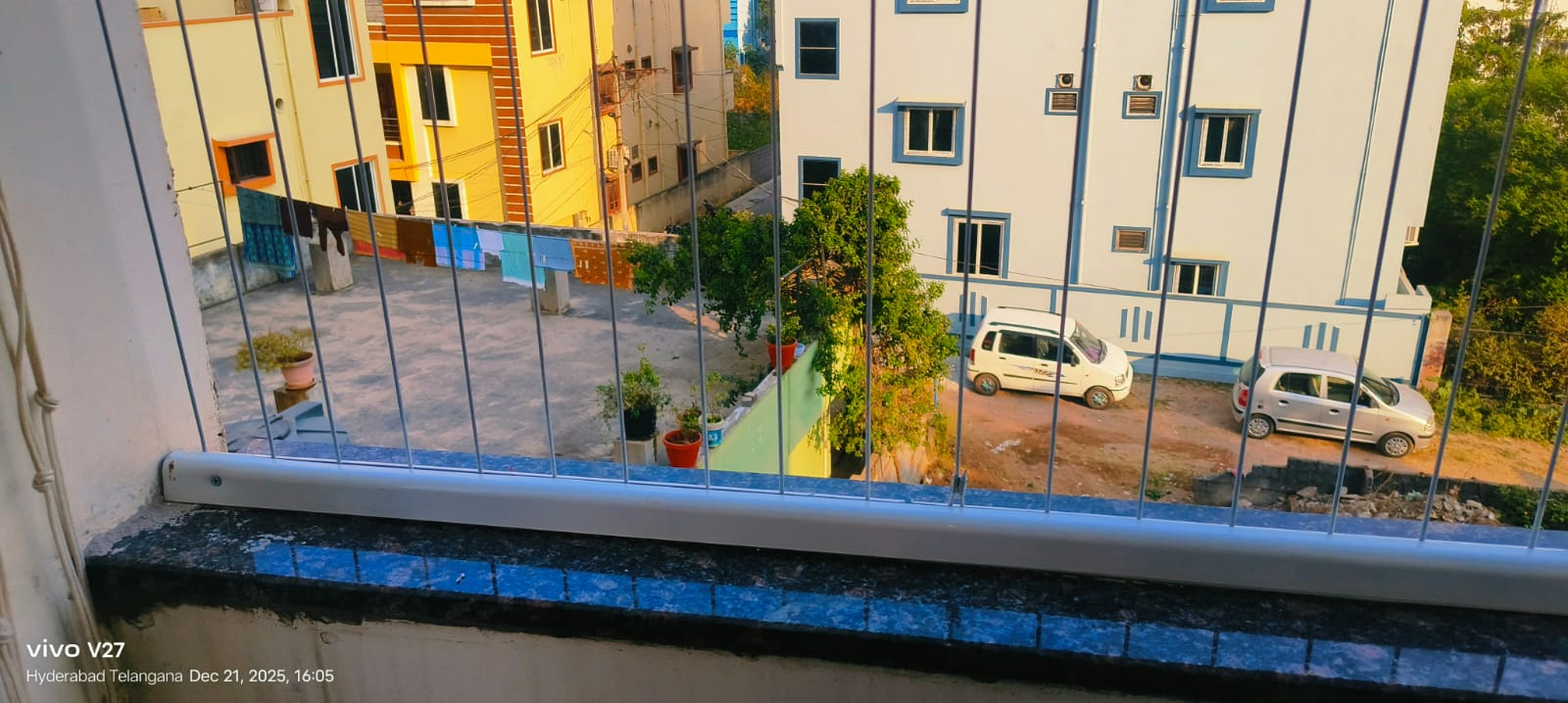 Terrace Invisible Safety Grill Project